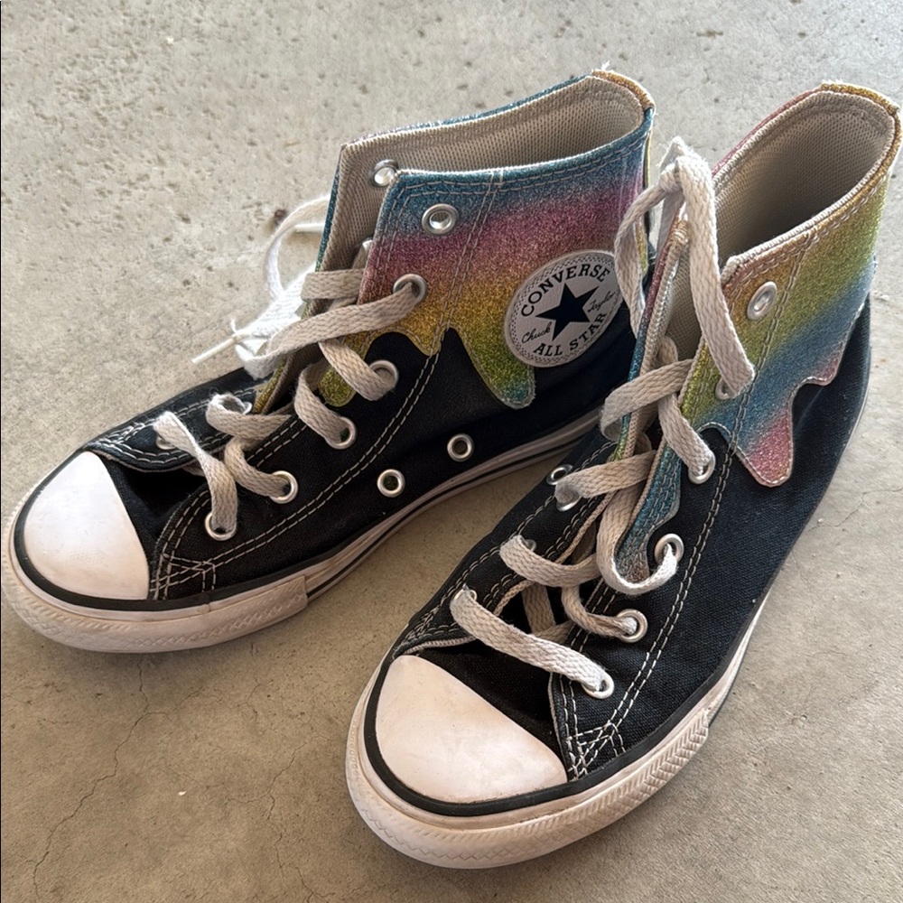 Converse Kids Rainbow High-Top Sneakers